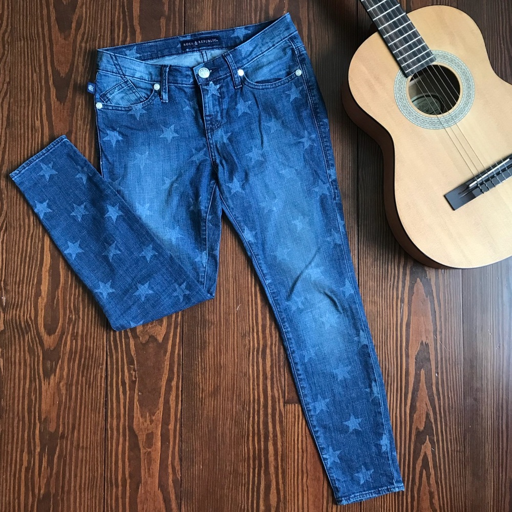 Rock & Republic start cropped jeans